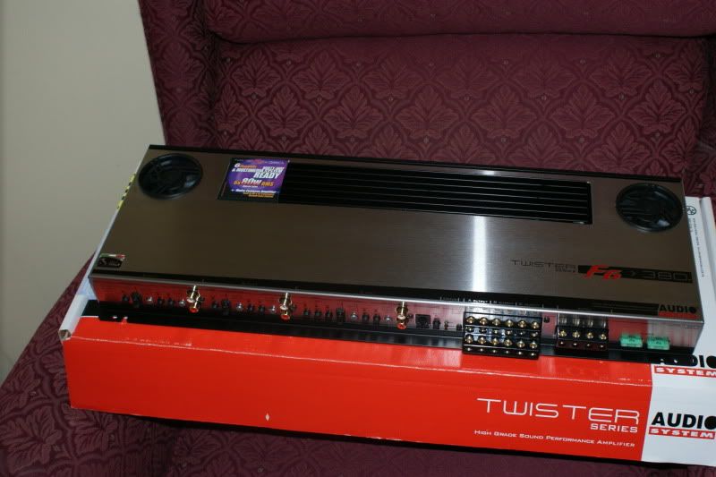 ITALIAN made AMP TWISTER by AUDIO SYSTEMS Car